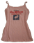 W spaghetti strap tee pink